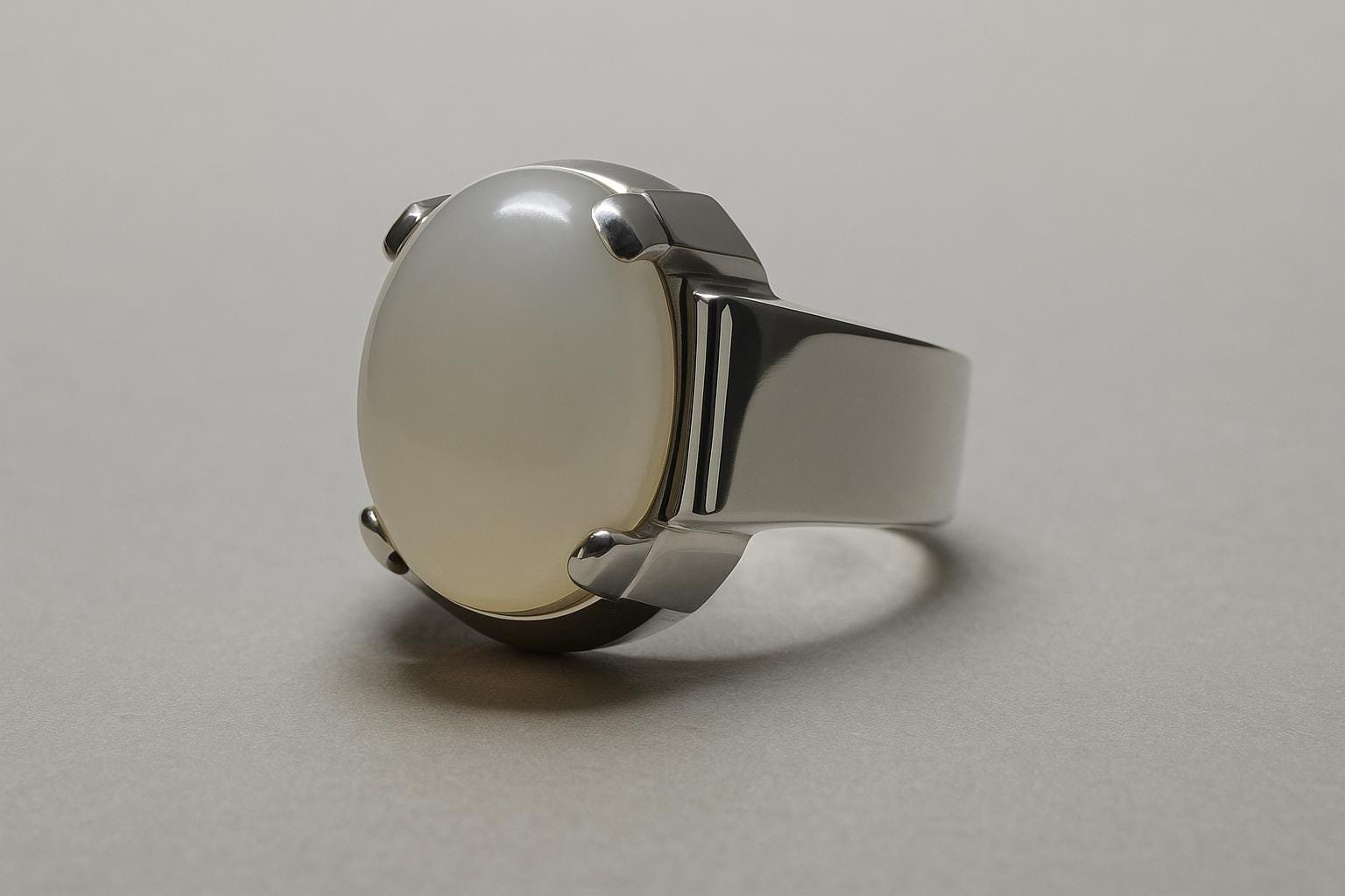 Dur-e-Najaf Sterling Silver Ring: Handmade Islamic Aqeeq Gemstone - Image 2