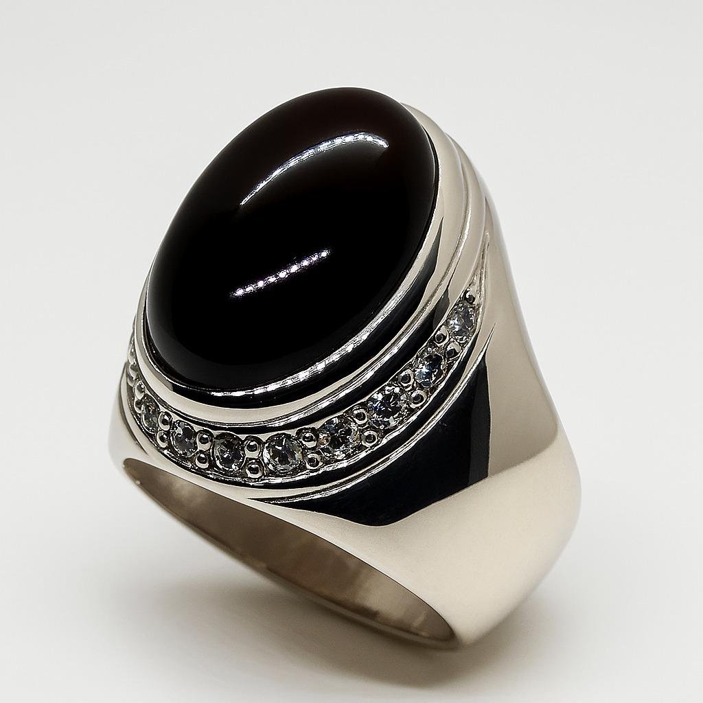 Yemeni Aqeeq Agate Ring: 925 Sterling Silver Islamic Ring - Image 7