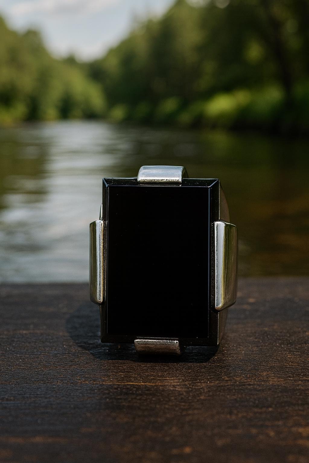 Men's Sterling Silver Aqeeq Ring: Handmade Islamic Signet - Image 5