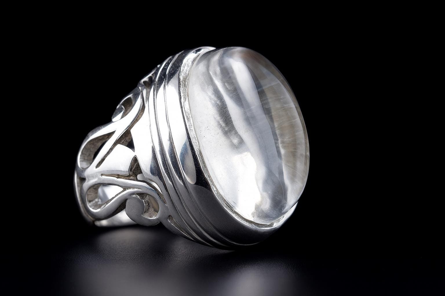 Dur e Najaf Ring for Men | Natural Dur e Najaf Stone | Handmade Silver Ring | Islamic Spiritual Healing Ring
