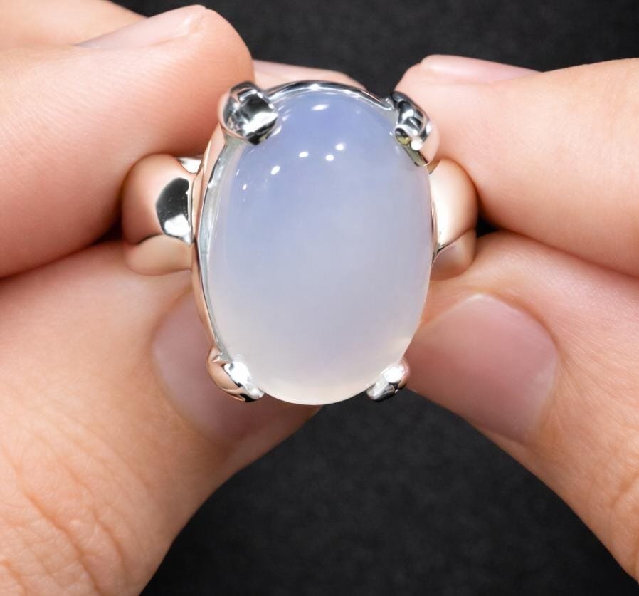 Handmade Sterling Silver Dur e Najaf Ring: Clear Quartz, Islamic Signet for Men - Image 5