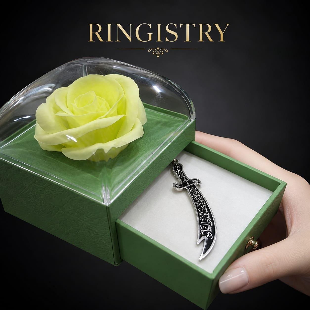 Sterling Silver Zulfiqar Sword Necklace | Arabic Calligraphy Islamic Pendant - Image 3